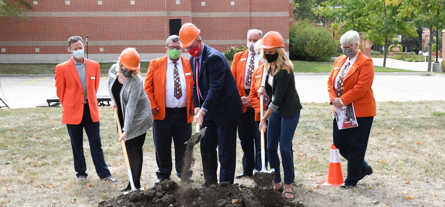 Ground breaking at Northwestern College